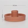 Nordic Ceramic Aroma Candle Holder Jewelry Dish - Unglazed Home Decor Ornament