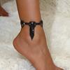Sexy Accessories Inlaid with Rhinestones Full of Diamonds Love Fringed Anklets Women's