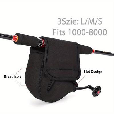 S/M/L Spinning Fishing Reel Cover Neoprene Wheel Protective Case Reel Bag Storage Water Drop Wheel Package Outdoor