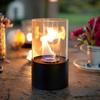 Tabletop Round Fireplace Smokeless Ethanol Fire Pit Outdoor Patio Alcohol Fireplace for Christmas New Year( EU US Shipping)