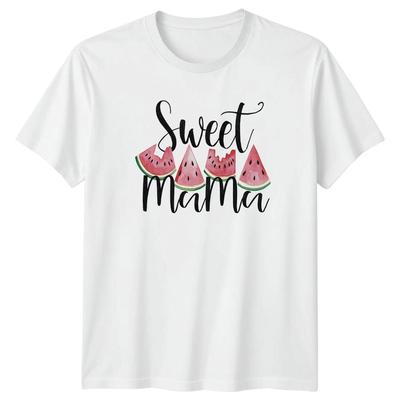 Sweet Mama Unisexs TShirt Watermelon Fruit Motherhood