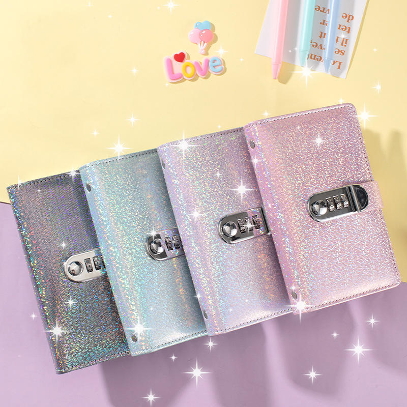 Cash Saving Notebook With Combination Lock Portable Budget Planner Binder Secure Money Organizer Envelope System For Savings