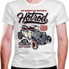 2024 Vintage Hot Rod Speed and Power T-shirt för Män T-shirt Mode Hip Hop T-shirts Mitt Liv T-shirt Bomulls T-shirts Kortärmade Toppar