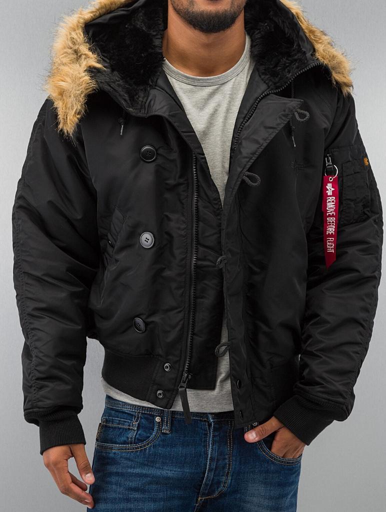 Зимняя куртка Alpha Industries N2B (100105) black