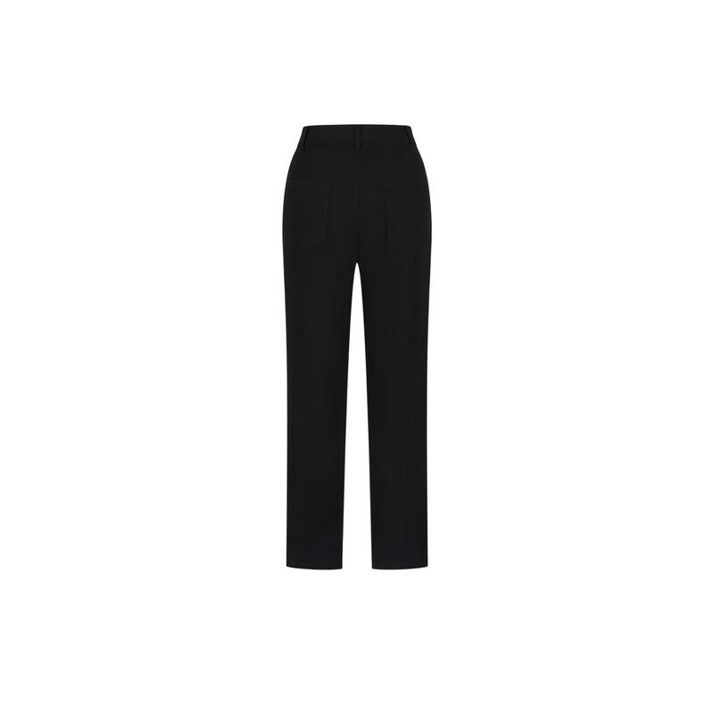 Elva' Island Women's Autumn/Winter High-Waist Loose Wide-Leg Casual Trousers