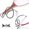 HERCULES Spiral Curly Cord with Extends to 27kg Weight Fishing Rod Extendable Cord with Safety Wire Coil Leash Fishing Rod 44cm x 1 15cm x 1 Cord,