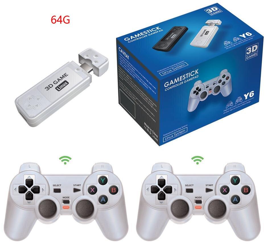 Y6 Retro Game Console 4K 60fps