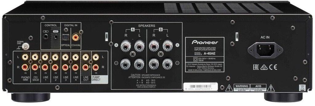 Integrated Amplifier Pioneer A-40AE Silver