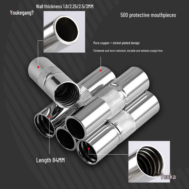 MIG Welding Accessory Set: Gas Shielded Gun, 350 Nozzle, 200 Sleeve, 500A Copper Conductive Tip.