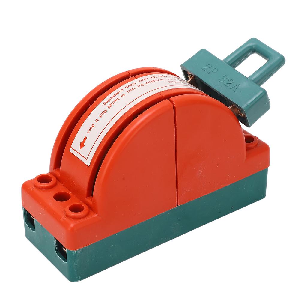 DPDT Disconnect Knife Switch Power Reverse Change Over 2 Pole Double Throw AC220V 32A