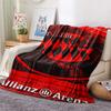 1PC Custom Name FC Bayern Munich Patterned Flannel Blanket Suitable For All Seasons for Home Decor Warmth and Comfort Gifts Holiday Present -HE56