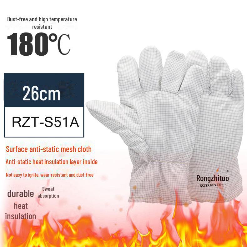 High-Temperature Resistant Fireproof Gloves for Industrial Use – 500°C Protection