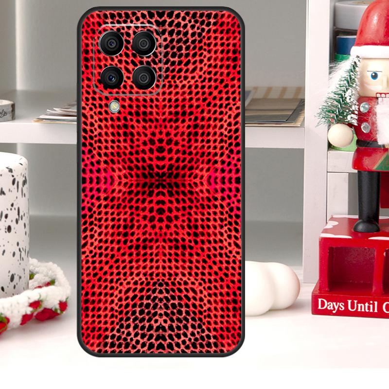 Snake Skin For Samsung Galaxy M55 M15 M13 M23 M33 M53 M20 M21 M51 M12 M32 M52 M34 M54 M31s M30s Case