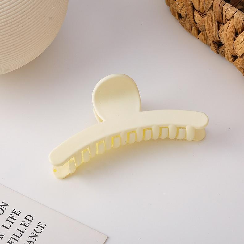Neuer Damenmode Haarclip Koreanische Version der Einfarbigen Scrub-Klaue Haarklammer Kopfschmuck Haaraccessoires