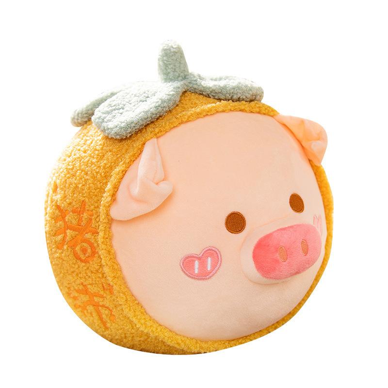 Pig Doll Plush Toy Pig Persimmon Smooth Pillow New Year's Gift Funny Doll Birthday Gift