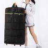 Air Consignment Bag Large-capacity Retractable Folding Travel Bag Universal Wheel Moving Travel Nylon Cloth Duffel Bag