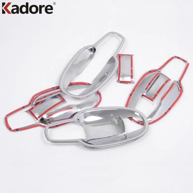 Side Door Handle Bowl Cup Cover Trim For Toyota Land Cruiser J200 LC200 FJ200 2008 2009 2010 2011 ABS Chrome Car Accessories