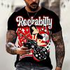 Nuova T-shirt Estiva da Uomo Moda Hip Hop Stampa Bandiera con Lettere 3D Scollo a O Manica Corta T-shirt Casual T-shirt Larga Abbigliamento Uomo S-5xl