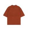 I Oedeul Mesh Short Sleeve Collared Knit - Brown