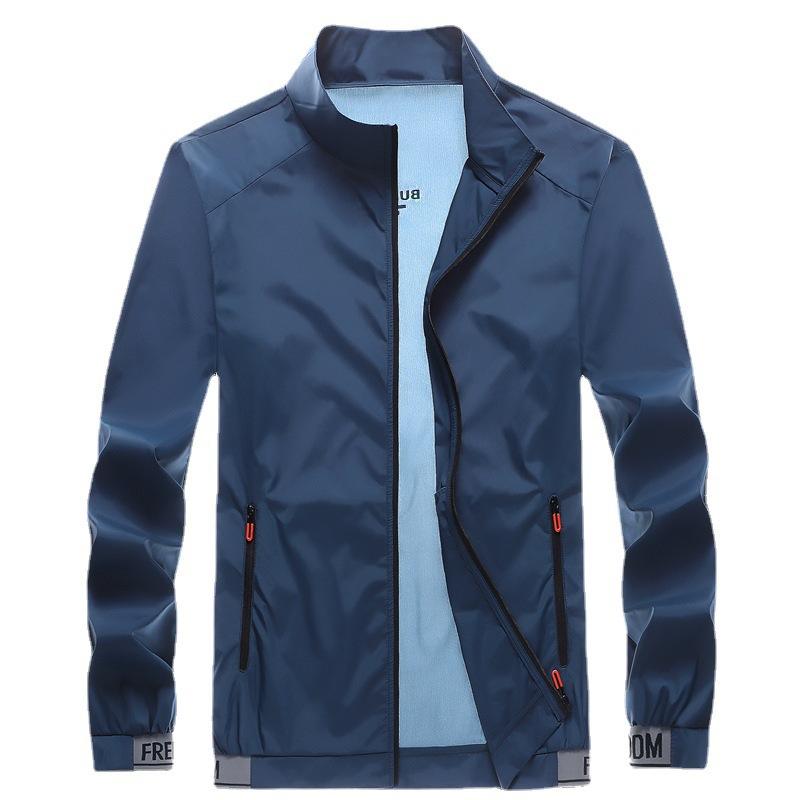 Sunscreen Clothing Men's Jacket Summer Thin Breathable Ice Silk Fishing Sports Sunscreen Clothing Top Coat Jacket
