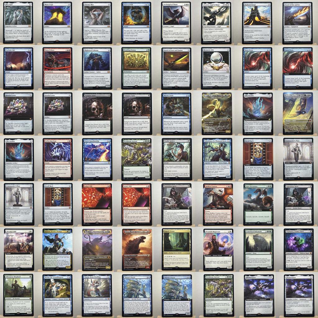 IKO JMP CMR THB C20 HOLO13-002 Tcg proxy magiekaarten Afbuigende Klap Dodelijk Rollick Jeska's Wil Zagoth Triome verzamel