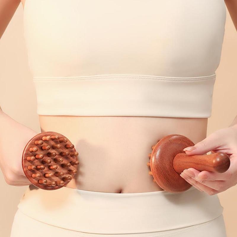 Wooden Mushroom Massager Manual Massage Tool, Wood Mushroom Massage Tools Muscle Tension Local Fat Gua Sha For Full Body Use