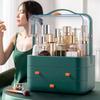 Compact Skincare Cosmetics Organizer: Handheld, Dustproof Drawer Rack for Desktop Storage