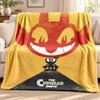 Cuphead blanket Flannel Blanket Soft Cozy Plush Throw for Sofa Bed Lightweight Home Decoration Outdoor camping