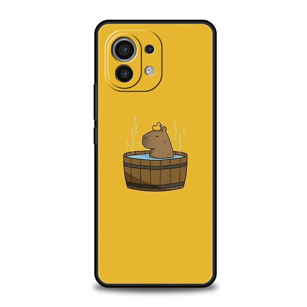 

Phone Case For Xiaomi Mi 15 14 14T 13T 12T Pro 12 13 11 Lite 5G 11T X6 X5 Pro Soft Cover Cartoon Animal Capybara Couple Paired Xiaomi 13T