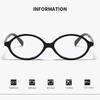 Ahora y2k Small Oval Eyeglasses Frame Women Men Anti Blue Light Eyewear Retro Optical Frame Trendy Style Spectacles Female Male
