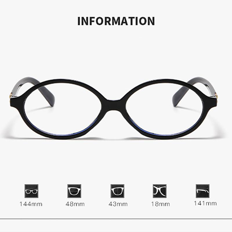 Ahora y2k Small Oval Eyeglasses Frame Women Men Anti Blue Light Eyewear Retro Optical Frame Trendy Style Spectacles Female Male