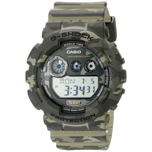 

Часы Casio G-SHOCK Серия Камуфляж, Зеленые, GD-120CM-5CR