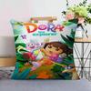 Cartoon D-Dora The E-Explorer Pillow Cover Design Cushion Cover Decor Holiday Decorati