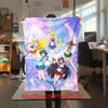 Japanese anime cute cartoon theme Sailor Moon Tsukino Usagi blanket suitable for home beds, sofa covers, office nap, outdoor warm blankets O8