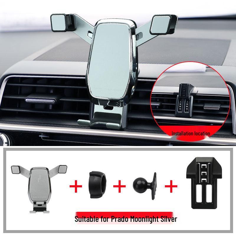 Wireless Charging Phone Holder for Toyota RAV4, Prado, and Land Cruiser