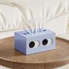 Big Eyes Facial Tissue Dispenser Rectangle Shape Desktop Tissue Case  Living Room
