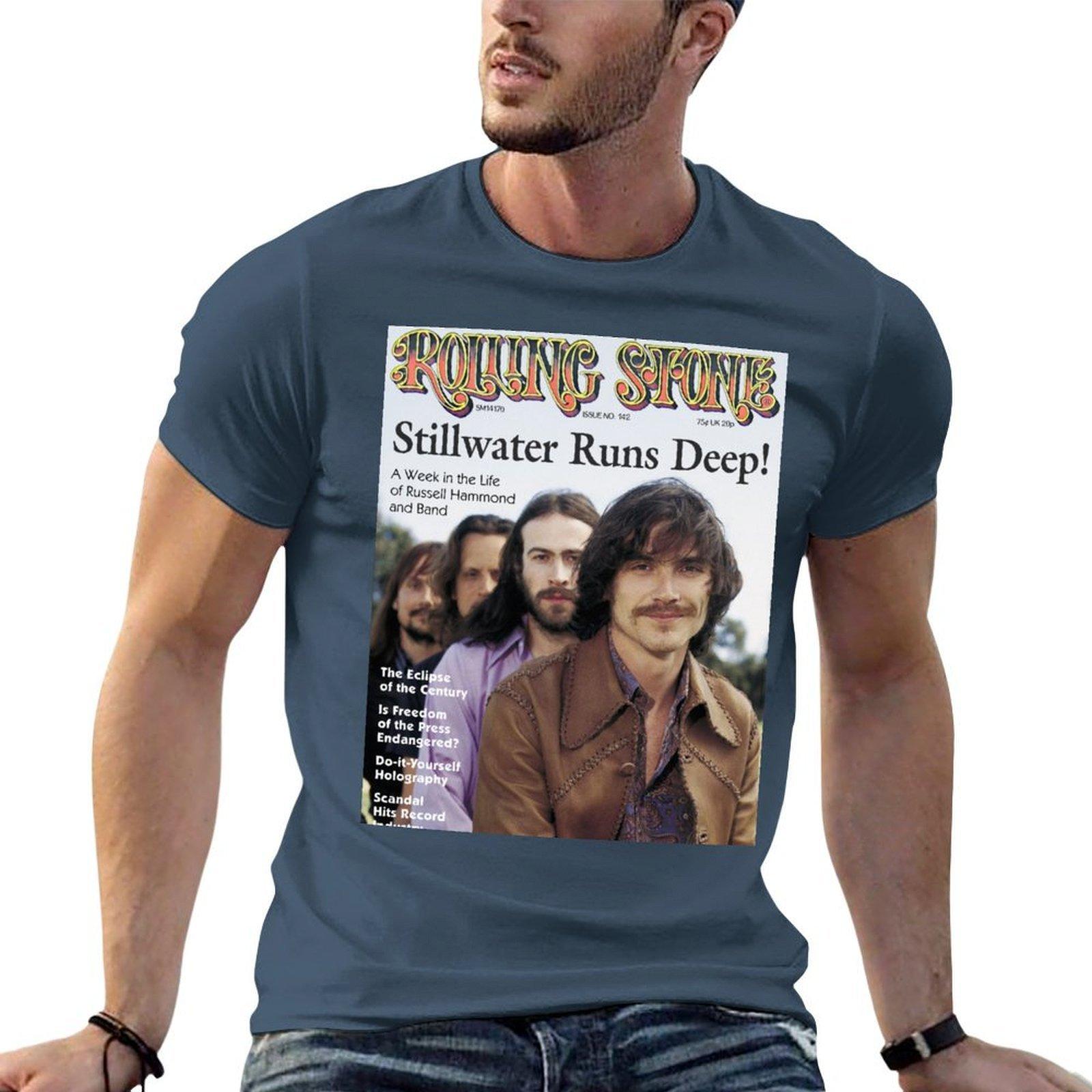 Almost Famous  Stillwater Runs Deep TShirt man t shirts graphic man t shirts for men casual TShirt S