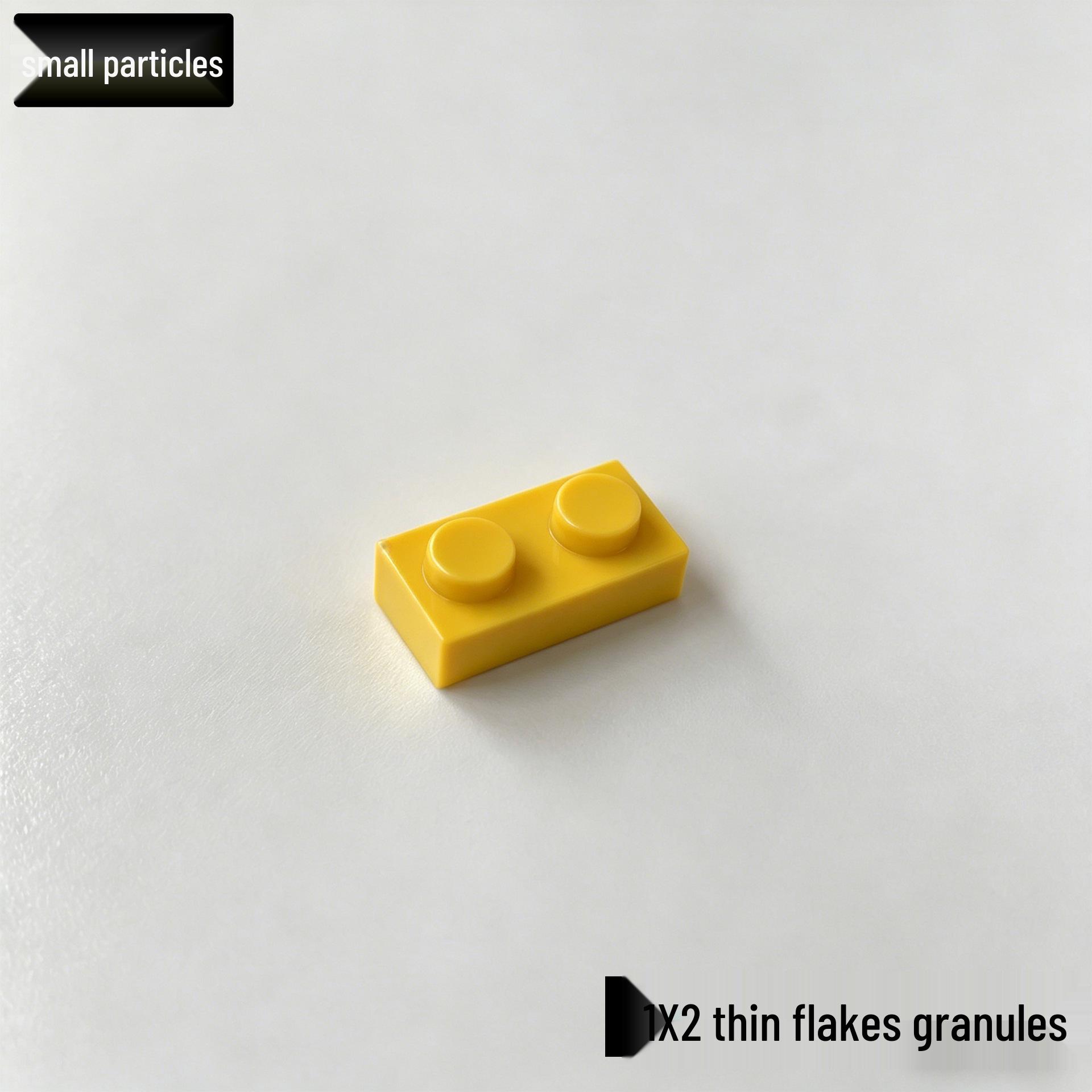 Compatible Building Blocks 3203 Base Plate, 1x2 Low Brick, MOC Educational Small Particle Blocks