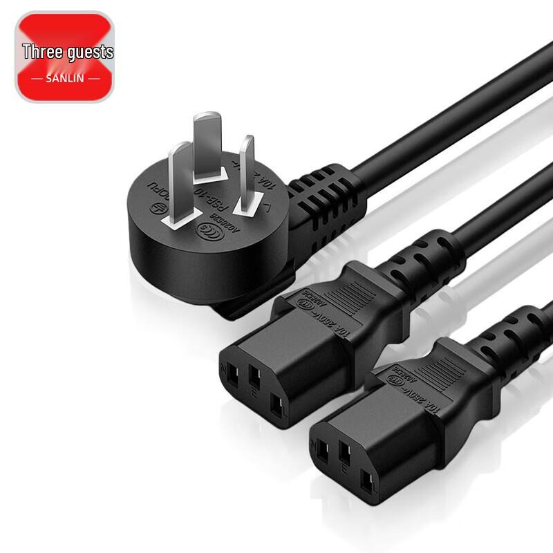 Sanlin 10A IEC C13 Y-Splitter Power Cable
