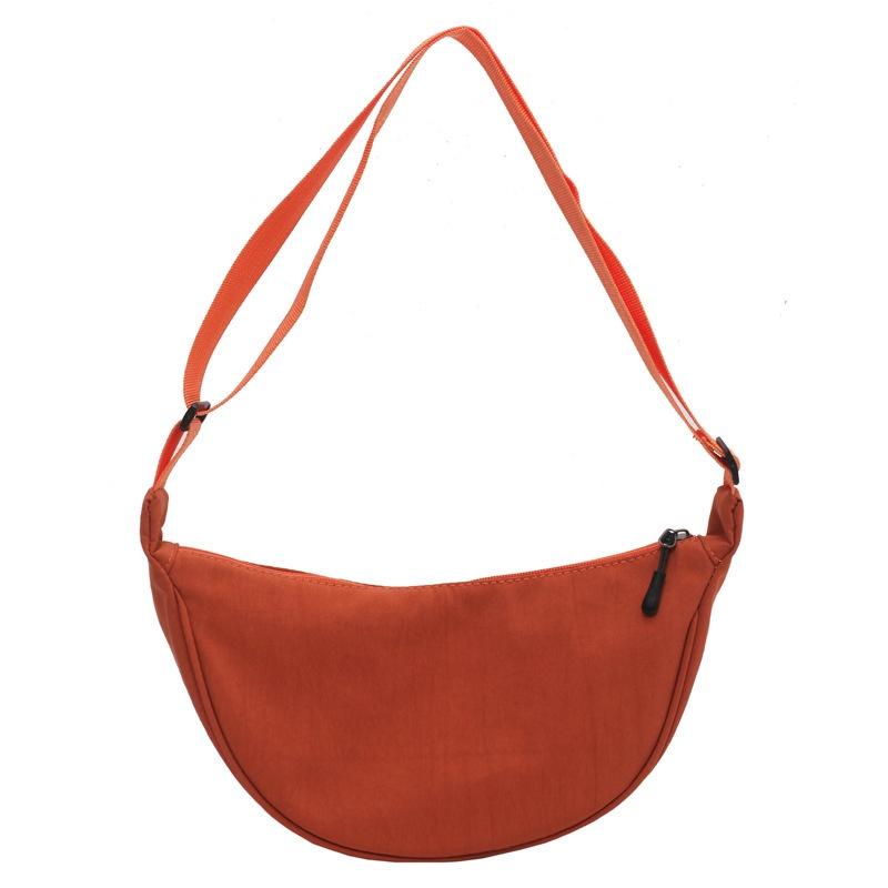 Fashionable Nylon Crossbody Bag For Women Trendy Dumpling Style Lightweight And Compact