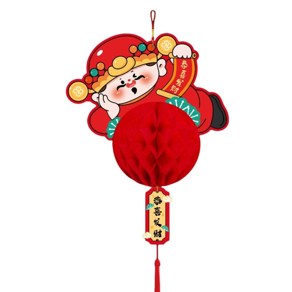 Jubilant Snake Year Lantern Traditional Snake Year Hanging Ornament Spring Festival Pendants  Home Style K