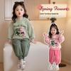 Meng Tangtang 2026 Frühlingskollektion Mädchen Cartoon Zweiteiliges Hoodie-Set