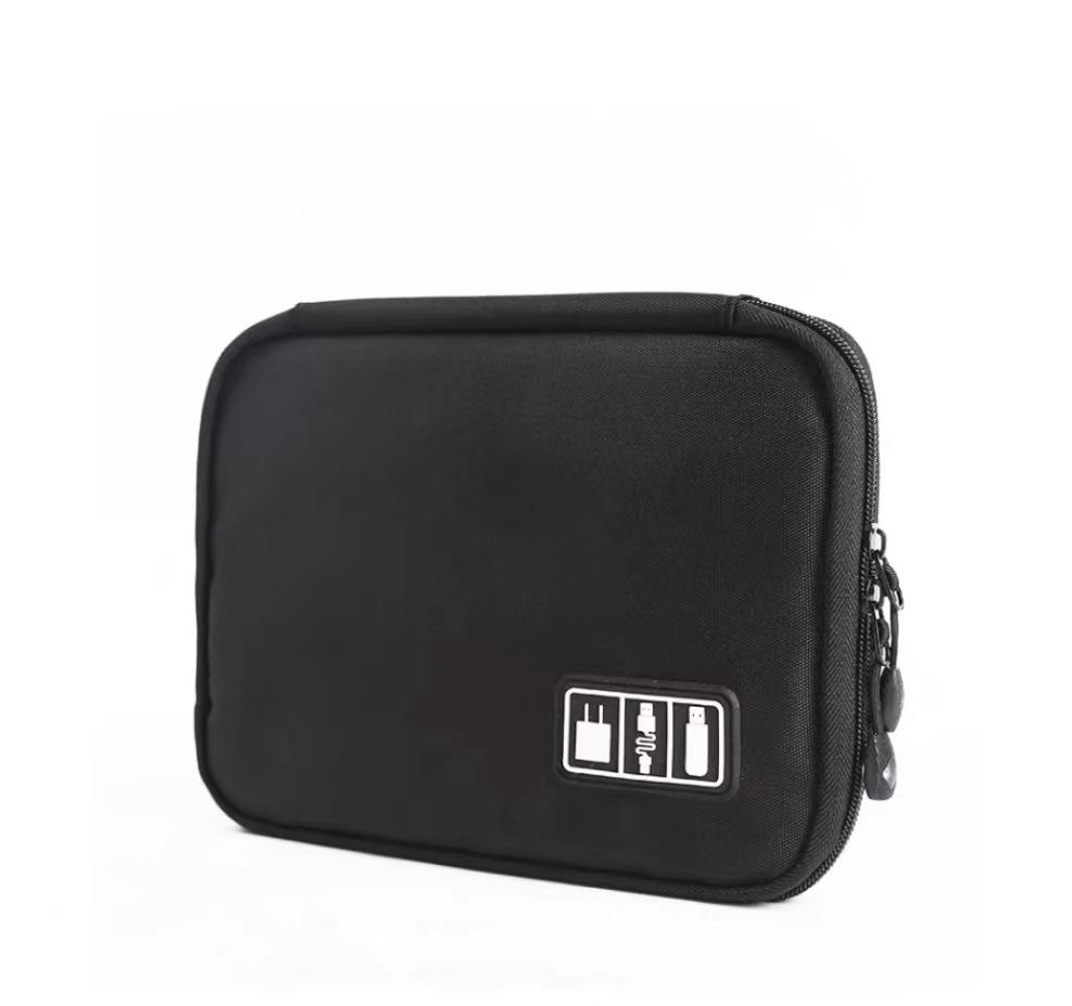 Custom Logo Digital Accessories Organizer Bag - Large Capacity for Cables, SD Cards, Earphones