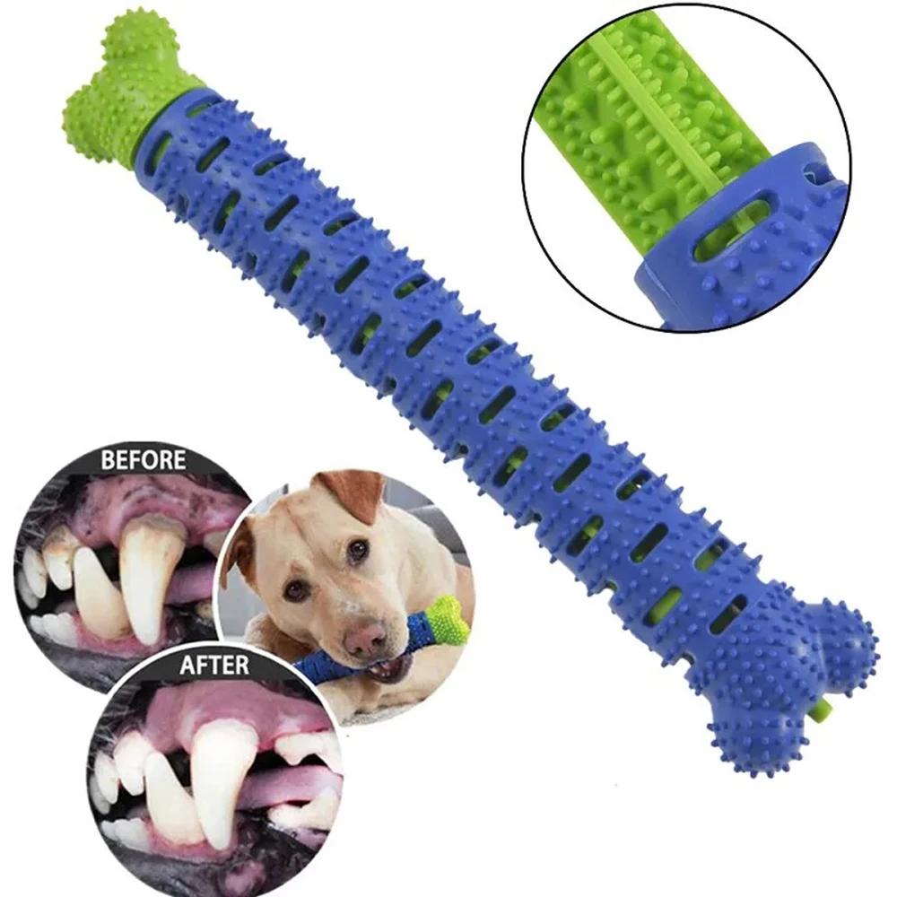 Bite Simulation Bone Grinding Stick Dog Toy Wear-resistant Massage Teeth Cleaning Interactive Advanced TPR Plastic Pet Supplies