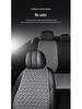 3D Fabric Car Seat Cushion Set - Breathable, Non-Slip, All Seasons, Suspended Style, Square Design.