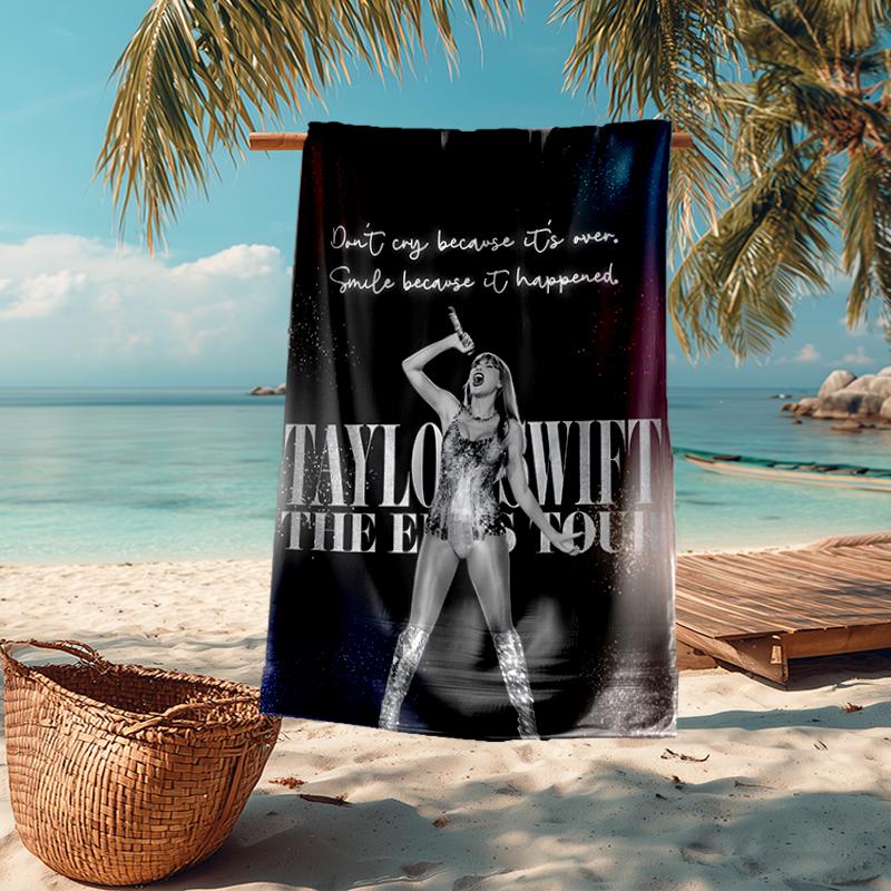 TS Fan Fashion Beach Towel: Ideal for Summer Adventures Soft, absorbent and quick drying suitable for swimming and bathing