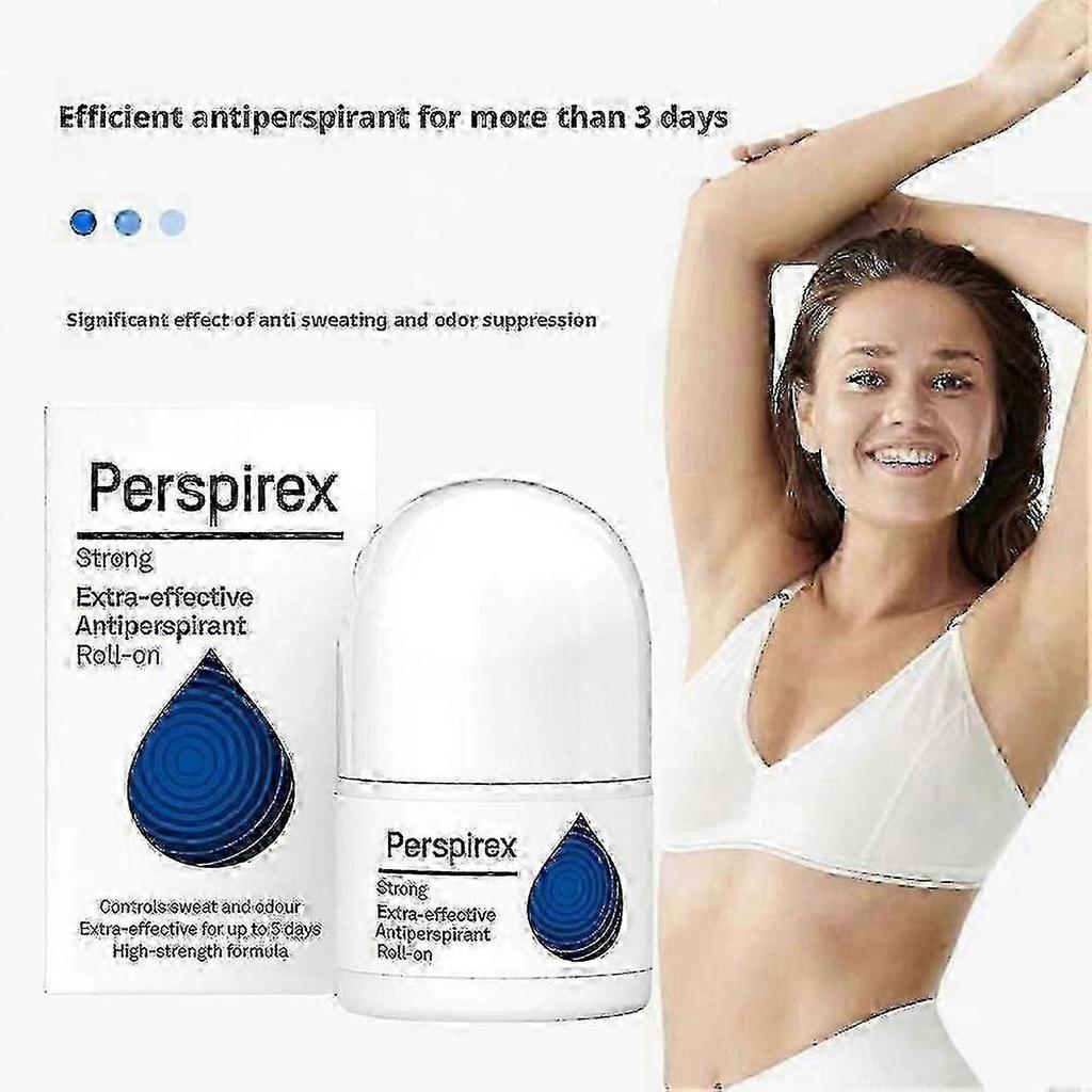1-3X Perspirex Antiperspirant Roll-On Strong Comfort Original Control Sweat Outdoor