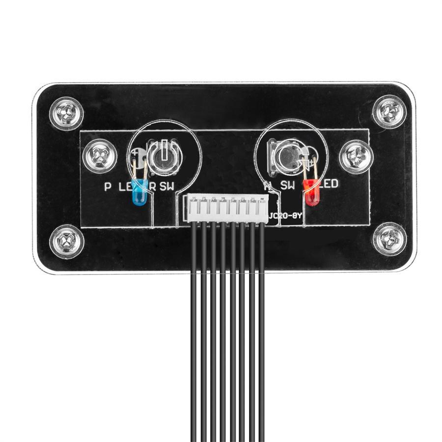 Desktop Computer Switch External Power Switch Power Button+Restart Button PC Case Power Supply Button