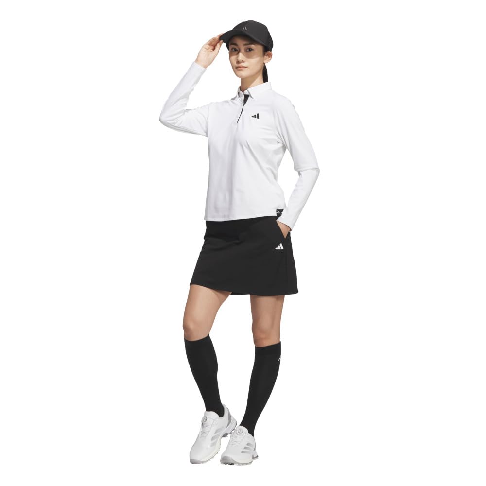 Adidas Golf EX STRETCH ACTIVE Golf Black Water-Repellent Skirt, Women's,