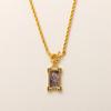 Bohemian Style, Generous Card, Tarot Card Necklace, Women's Sun, Moon, Demon's Eye Necklace, Gold-plated and Color Preserved
